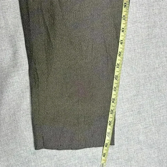 Yasuko Pants Taupe Color Elastic Waist Tapered Leg Sz M - Picture 4 of 9